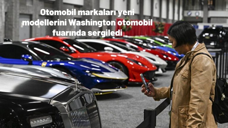 Otomobil markaları yeni modellerini Washington otomobil fuarında sergiledi