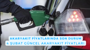 Akaryakıt fiyatlarında son durum! 4 Şubat güncel benzin ve motorin fiyatları