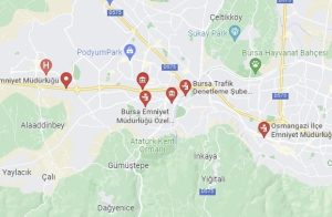Bursa Emniyet Müdürlüğüne Nasıl Giderim
