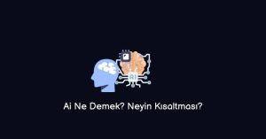 Ai Ne Demek? Neyin Kısaltması? (Doğru Cevap)