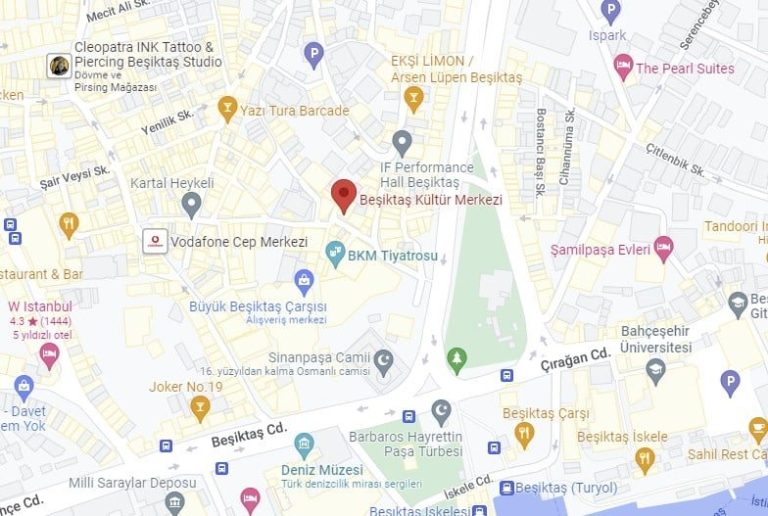 Beşiktaş Kültür Merkezi Nerede Nasıl Giderim