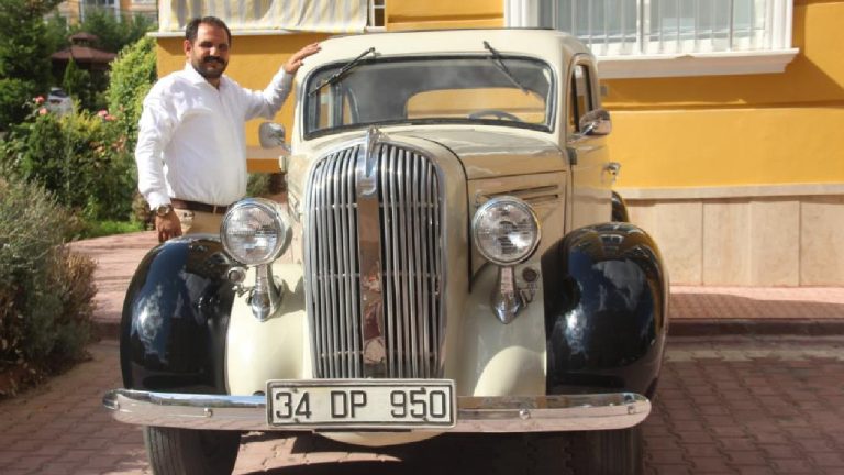 1936 model arabasına gelen 800 bin liralık teklifi geri çevirdi