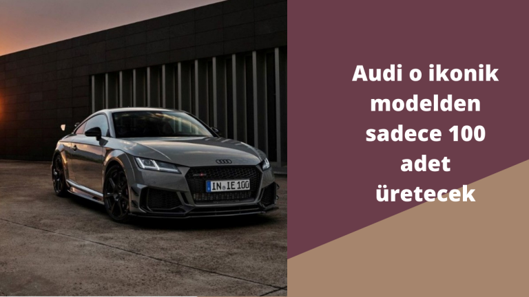 Audi o ikonik modelden sadece 100 adet üretecek