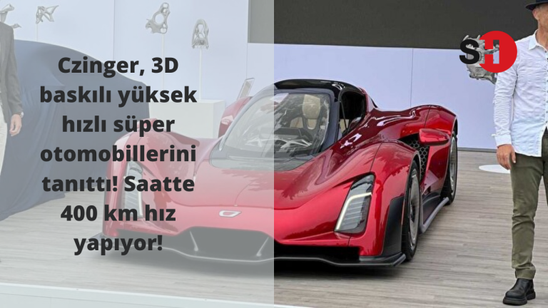 Czinger, 3D baskılı yüksek hızlı süper otomobillerini tanıttı! Saatte 400 km hız!