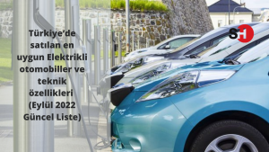 ÖTV düzenlemesi ile Türkiye’de satılan en uygun Elektrikli otomobiller ve teknik özellikleri (Eylül 2022 Güncel Liste)