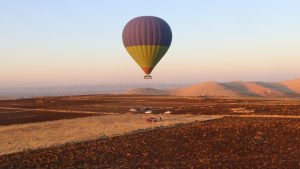 Göbeklitepe'de sıcak hava balonuyla uçuşlar başladı